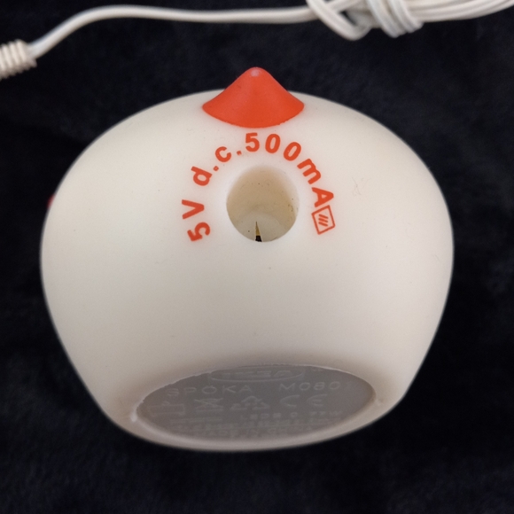 EUC Vtg IKEA Spoka Cat Color Changing Kids Night Light Up Ghost With Charger - Picture 6 of 7